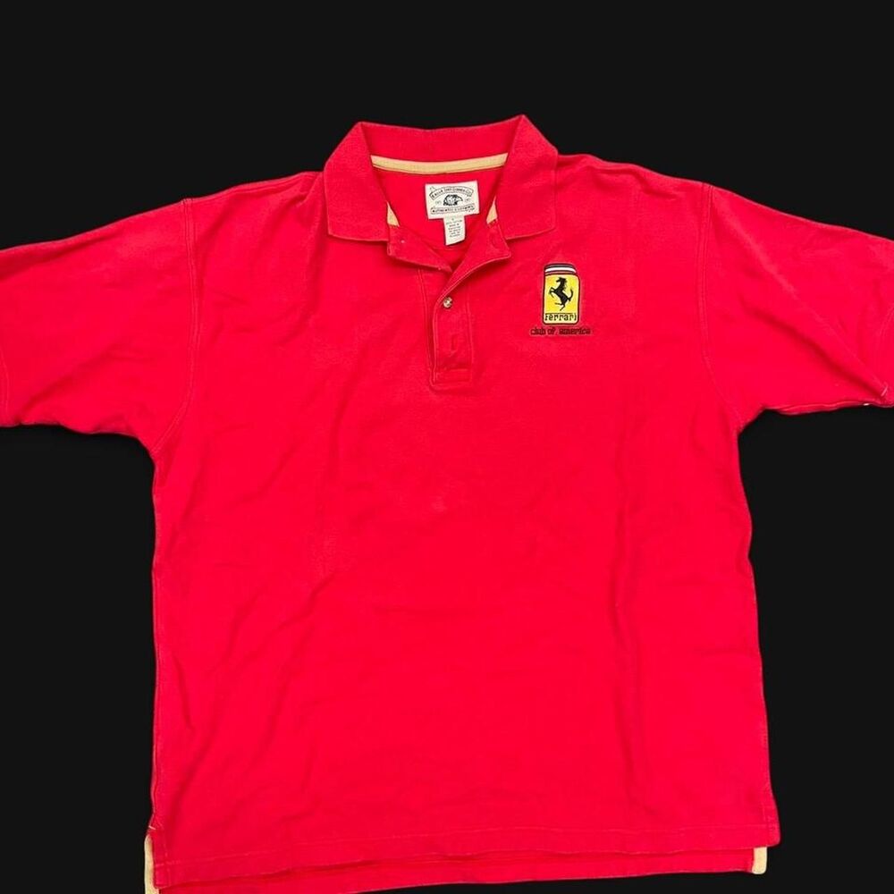 Ferrari Men's Red Polo-shirts